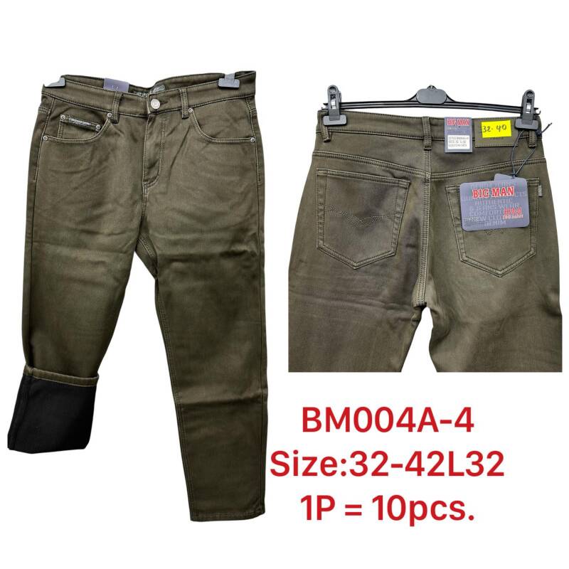 Spodnie jeansy meskie Roz 32-42, 1 Kolor Paczka 10 szt